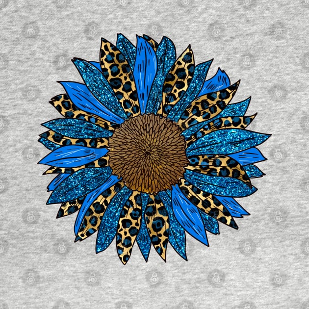 Blue Sunflower. by Satic